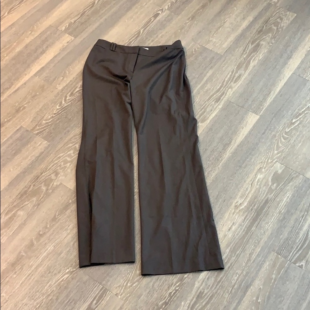 LOFT Mid Rise Julie Brown Dressy Pants sz 6